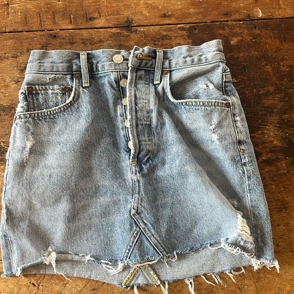 AGOLDE denim skirt size 23